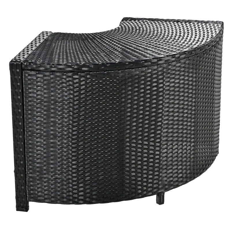 Walker Edison | Outdoor Wicker Spa Surround Frame