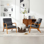 Walker Edison | Modern Accent Chair with One Pillow Thumbnail