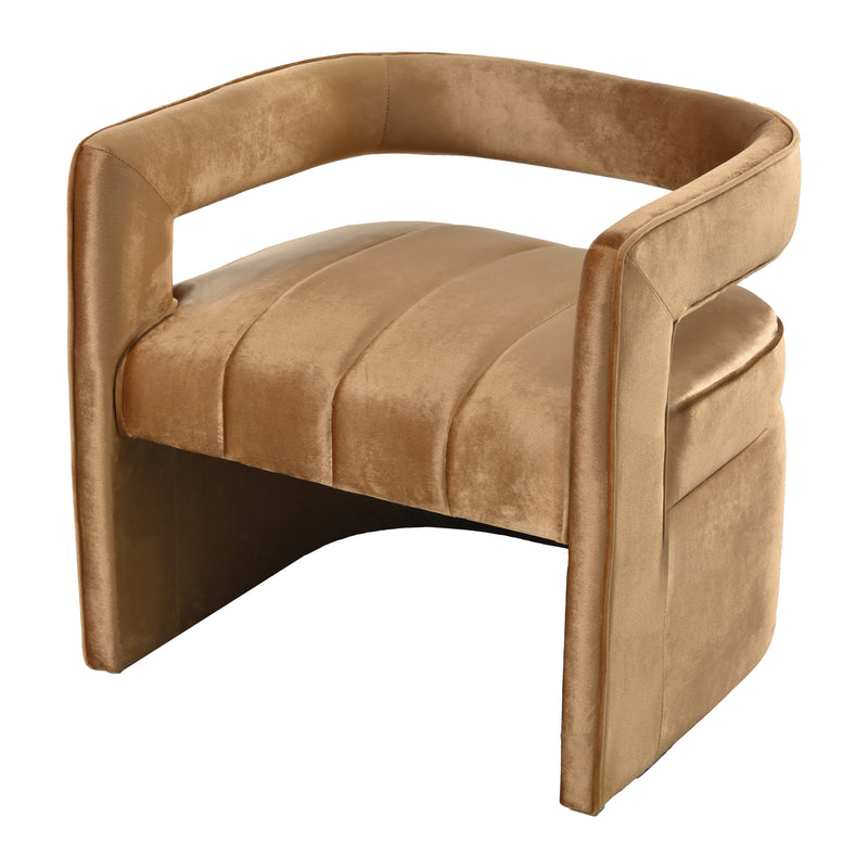 Walker Edison | Modern Luxury Curved Velvet Accent Chair