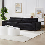 Walker Edison | Black 104" Modern Sofa Thumbnail