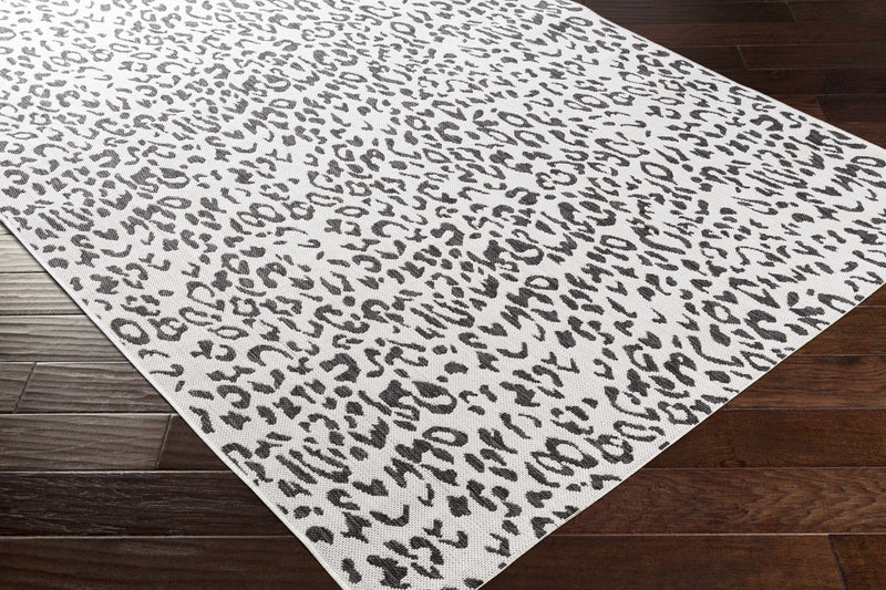 Alderbury White Leopard Print Rug Rugs Boutique Rugs 