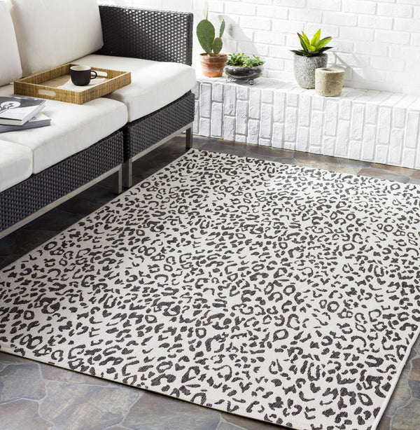 Alderbury White Leopard Print Rug Rugs Boutique Rugs 