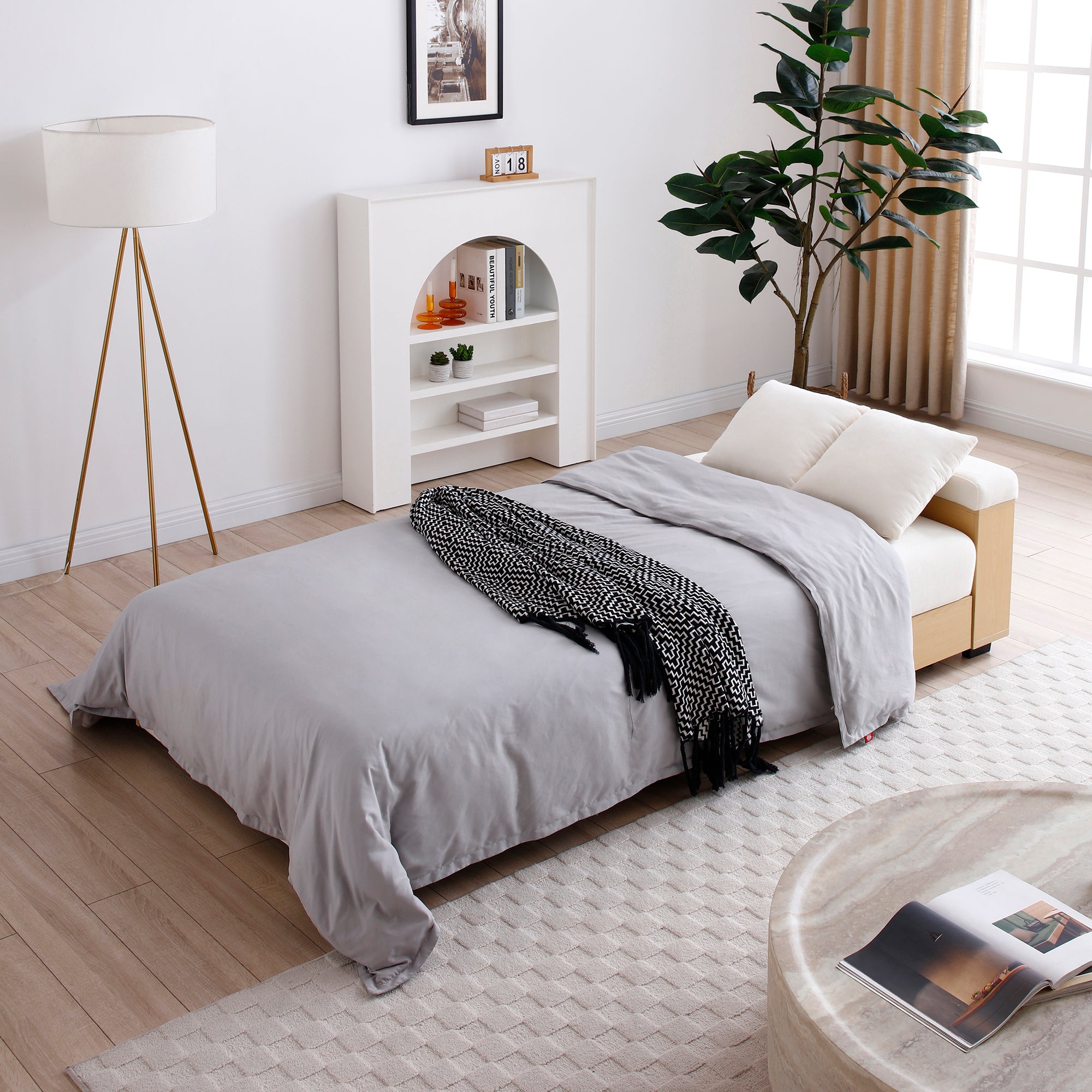 Walker Edison Sleeper Bed Sofa