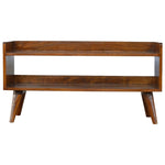 Walker Edison | Chestnut Nordic Storage Bench Thumbnail