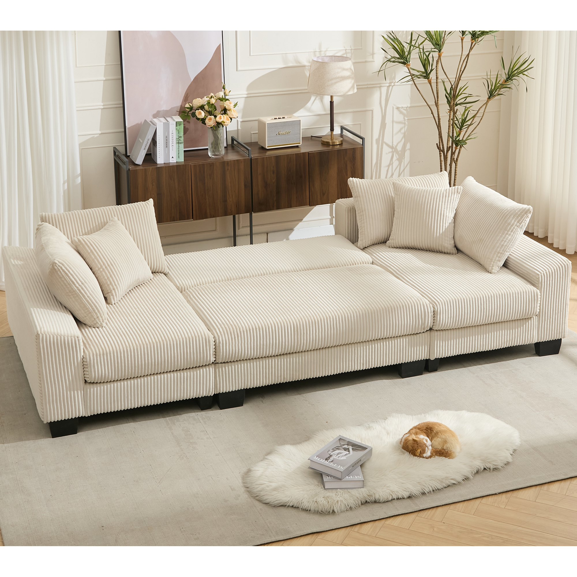 Walker Edison Sleeper Sofa - Thumbnail 4