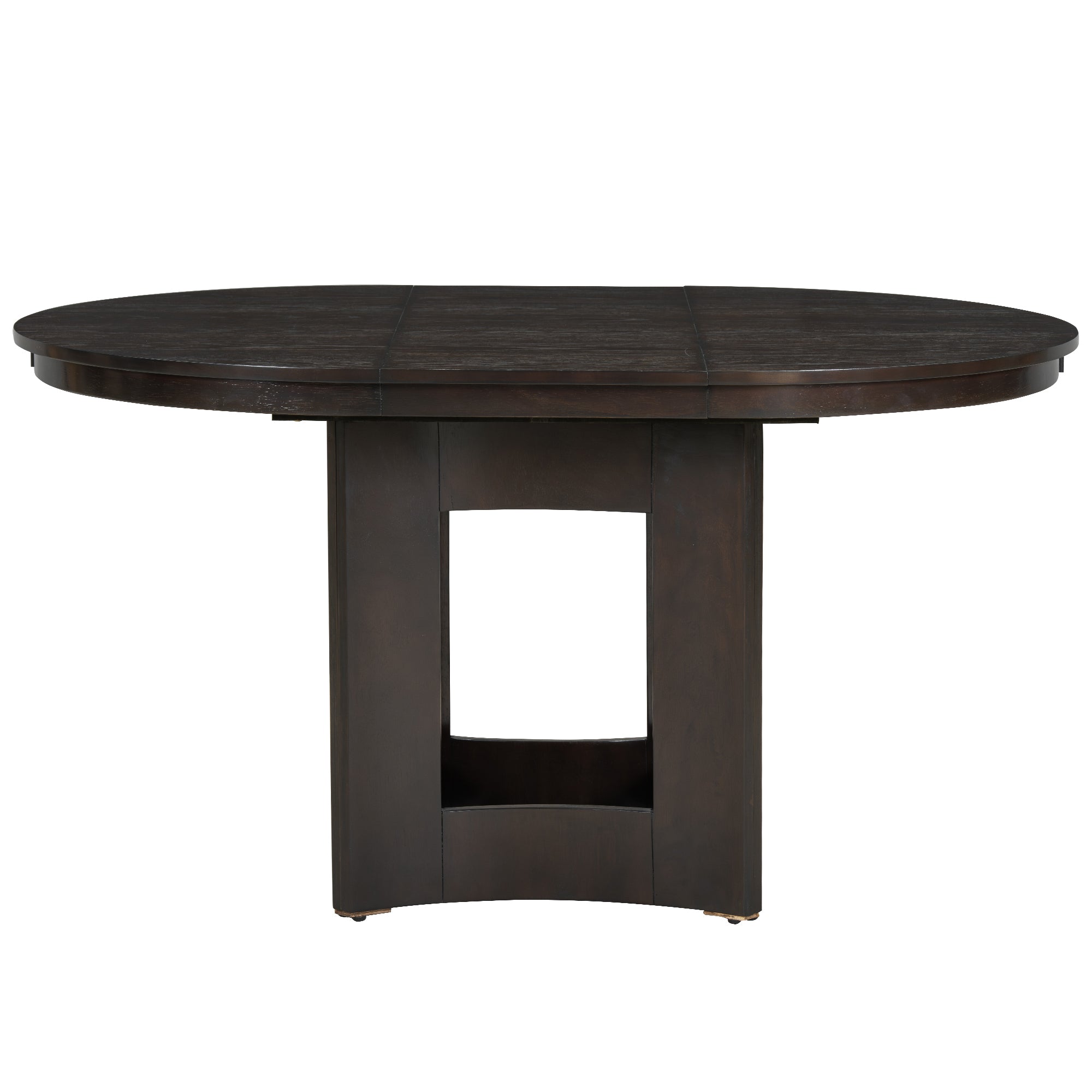 Classic Modern Extendable Round Dining Table Set - Thumbnail 3