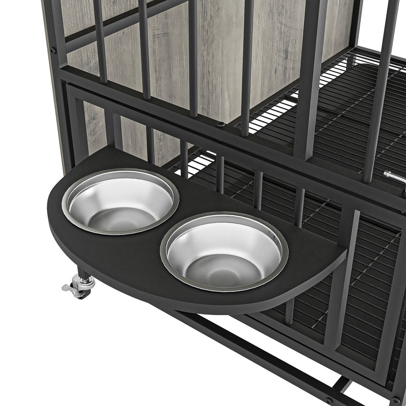 Walker Edison | Modern Kennel Dog Crate Table