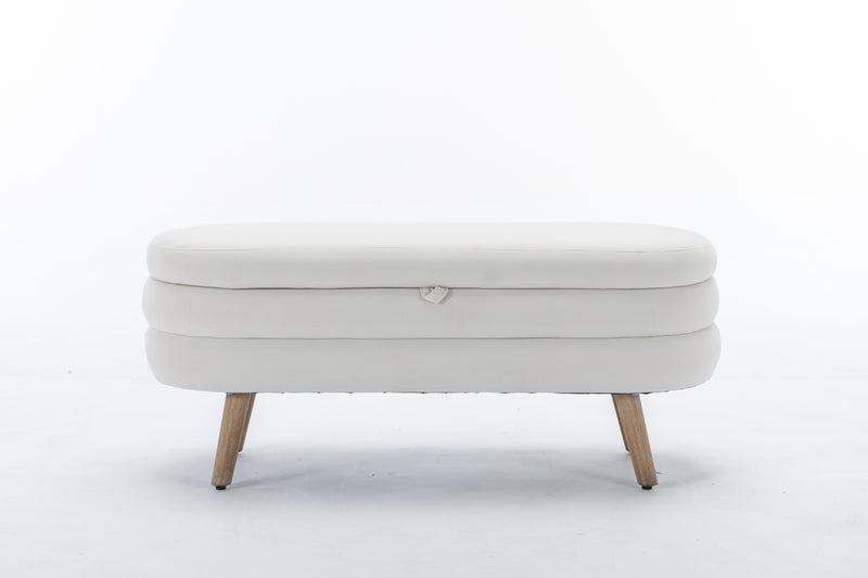 Walker Edison | Velvet Storage Bench