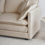 Walker Edison | Chenille Cloud Accent Chair Set of 2 Thumbnail