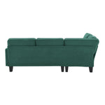 Walker Edison | Terrycloth Modern Sectional Sofa Thumbnail