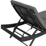 Walker Edison | Outdoor Wicker Lounge Adjustable Chair Thumbnail