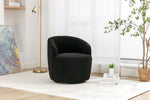 Walker Edison | Teddy Swivel Barrel Accent Chair Thumbnail