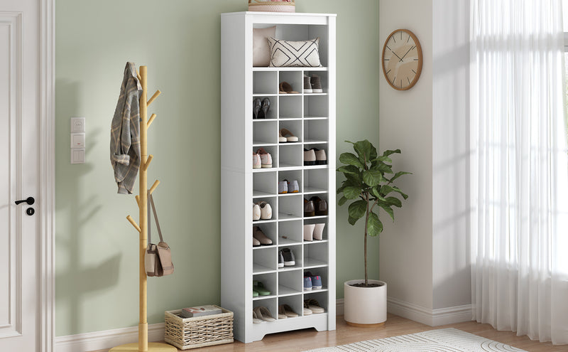 Walker Edison | Contemporary Design 30 Shoe Storage Cabinet