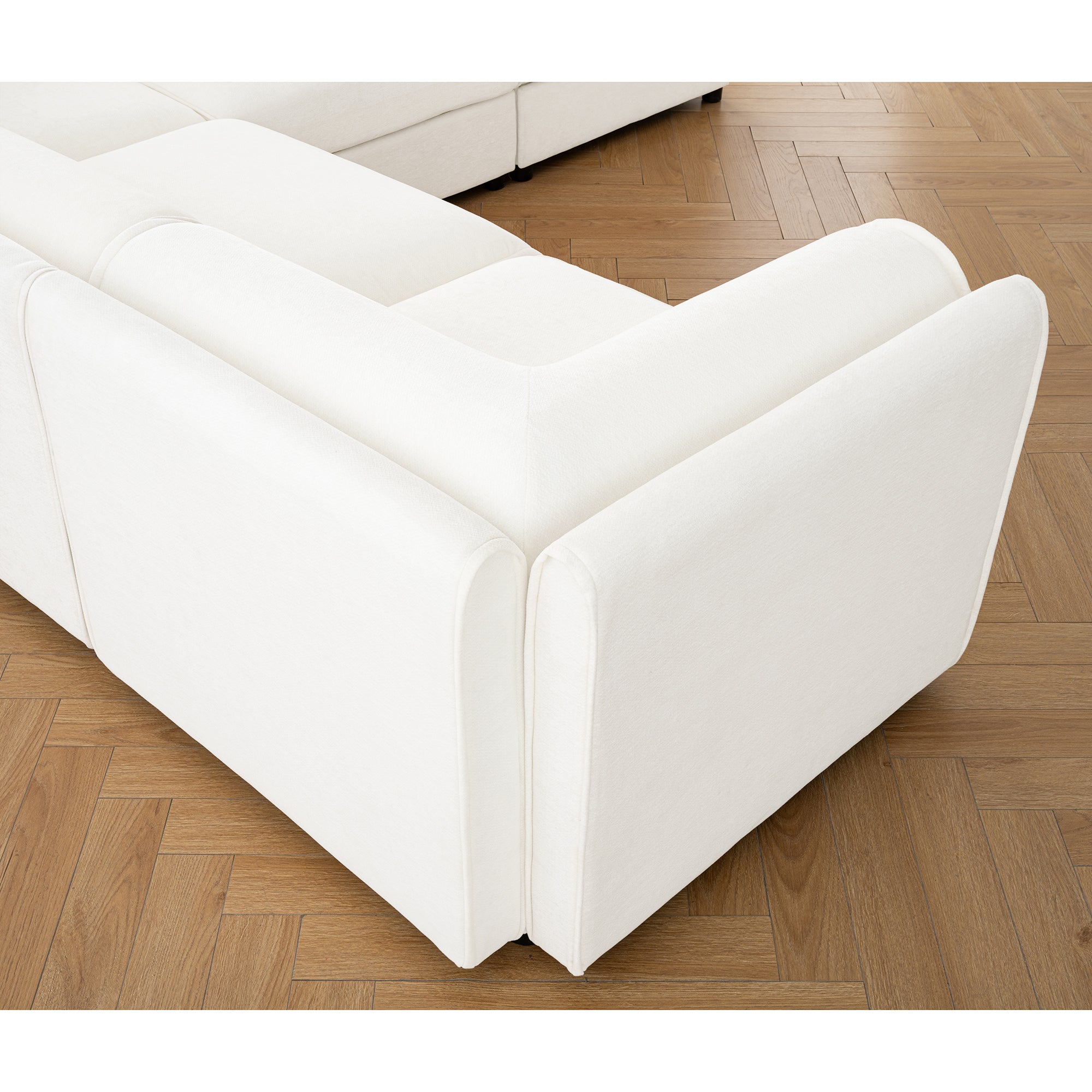Walker Edison L-Shaped Sofa - Thumbnail 3