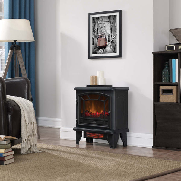 Duraflame 暖炉型 電気ファンヒーター duraflame® 23' Electric Fireplace Stove Heater for up to 1,000sq