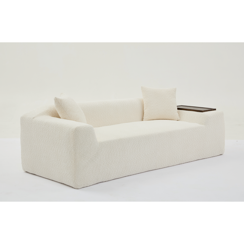 Walker Edison | Boucle Cloud Sofa Set