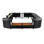 Walker Edison | Outdoor Wicker Spa Surround Frame Thumbnail