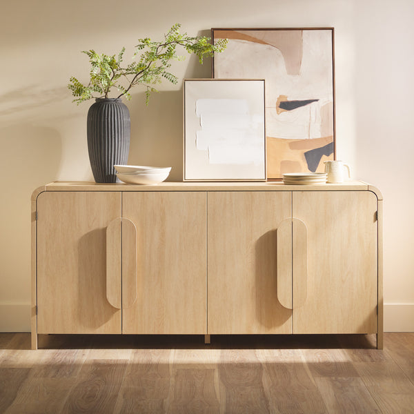Chantelle 64" Modern Curved Sideboard / TV Stand