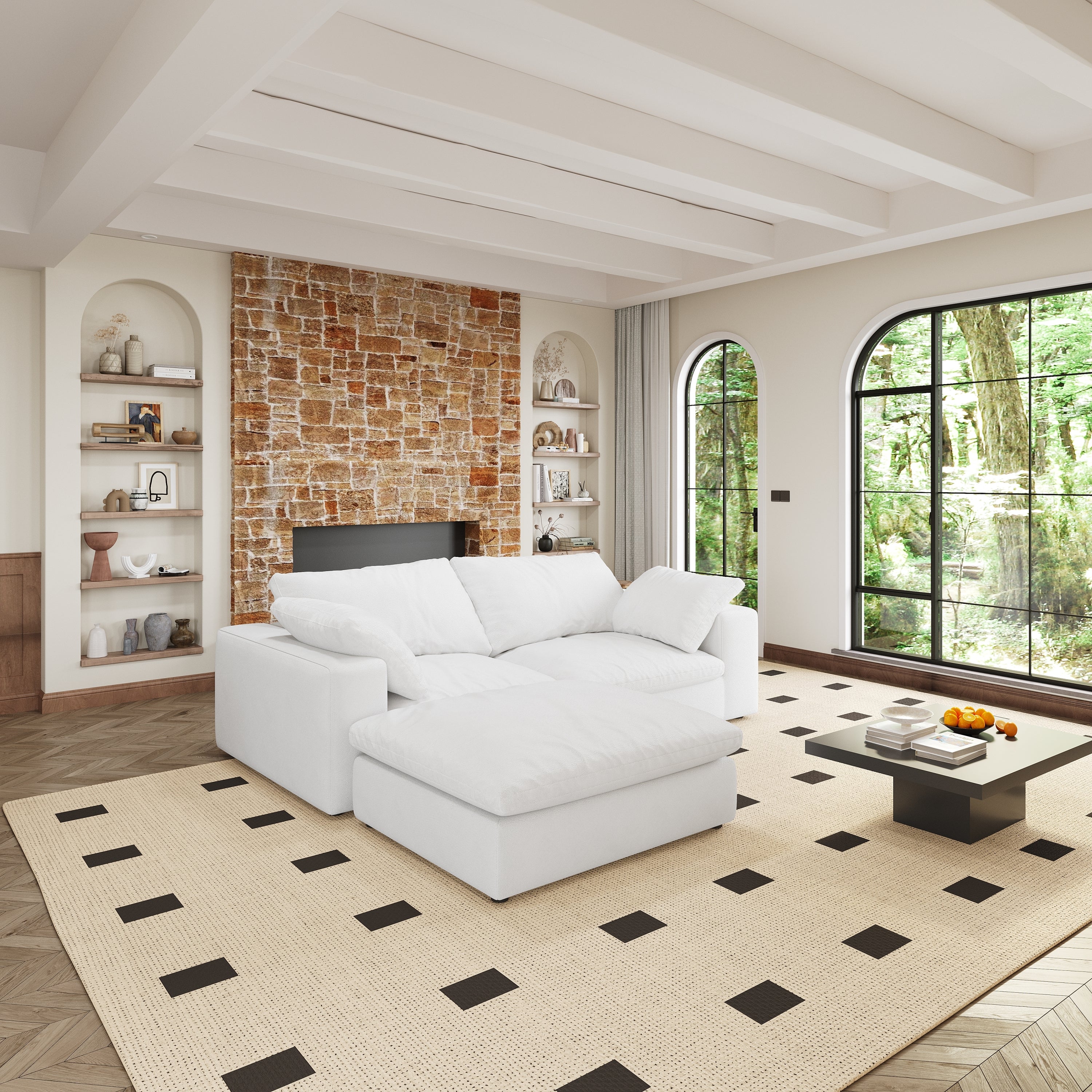 Walker Edison Cloud Modular Sectional Sofa