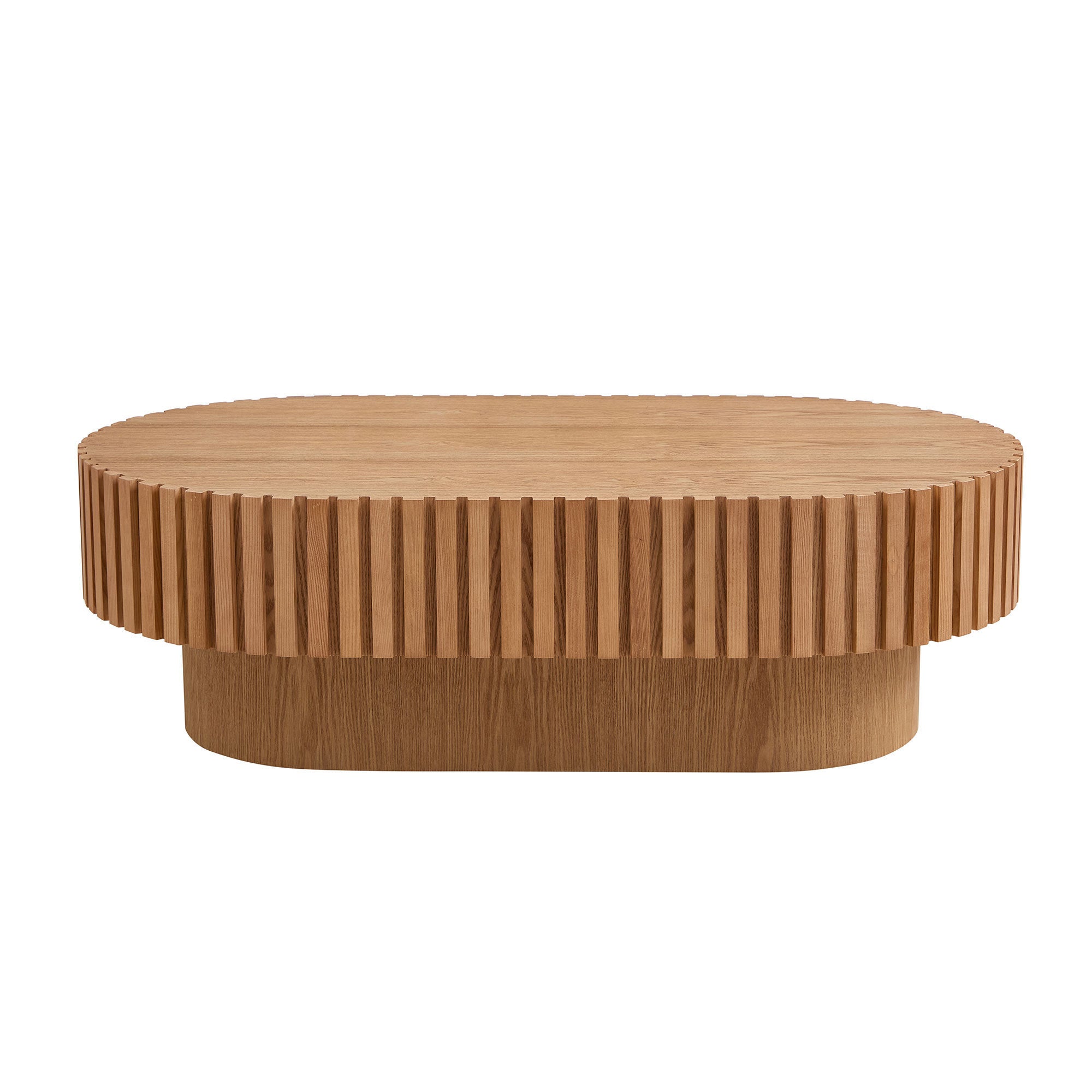 Walker Edison Reeded Coffee Table - Thumbnail 4