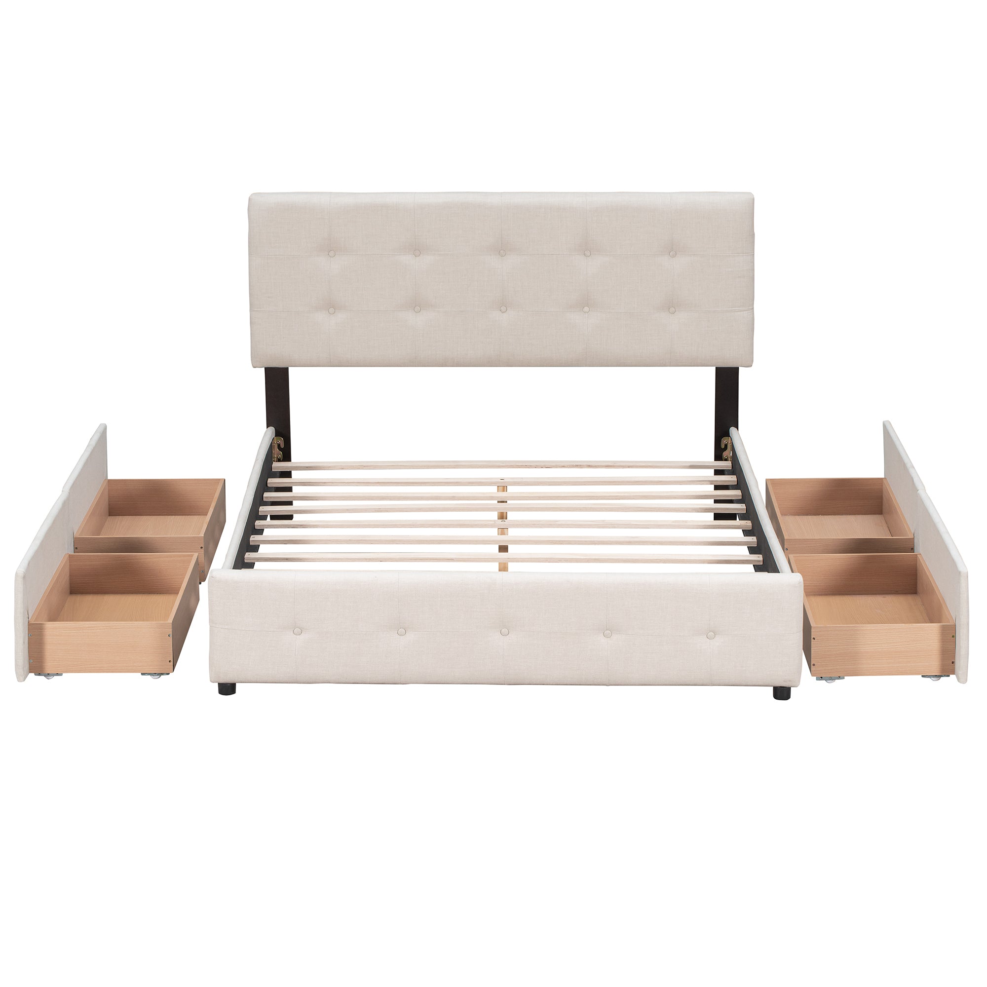 Walker Edison Platform Bed - Thumbnail 3