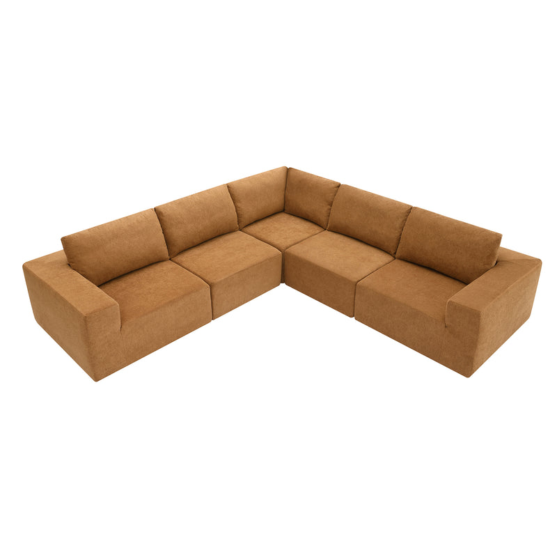 Walker Edison | Modular L-Shaped Sectional Sofa