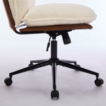 Walker Edison | Oversize Criss-Cross Desk Chair with Wheels Thumbnail