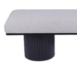 Walker Edison | Fluted Base Upholstered Bench Thumbnail