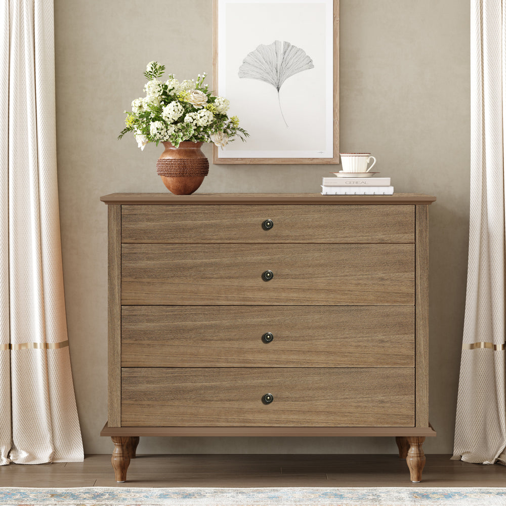 modern 4 drawer dresser Classic Wide 4-Drawer Chest Brown Set:Bathrobe Only inspired rattan options—all crafted Royal Blue Ball Gown __MATCH:Color__Ari__leather