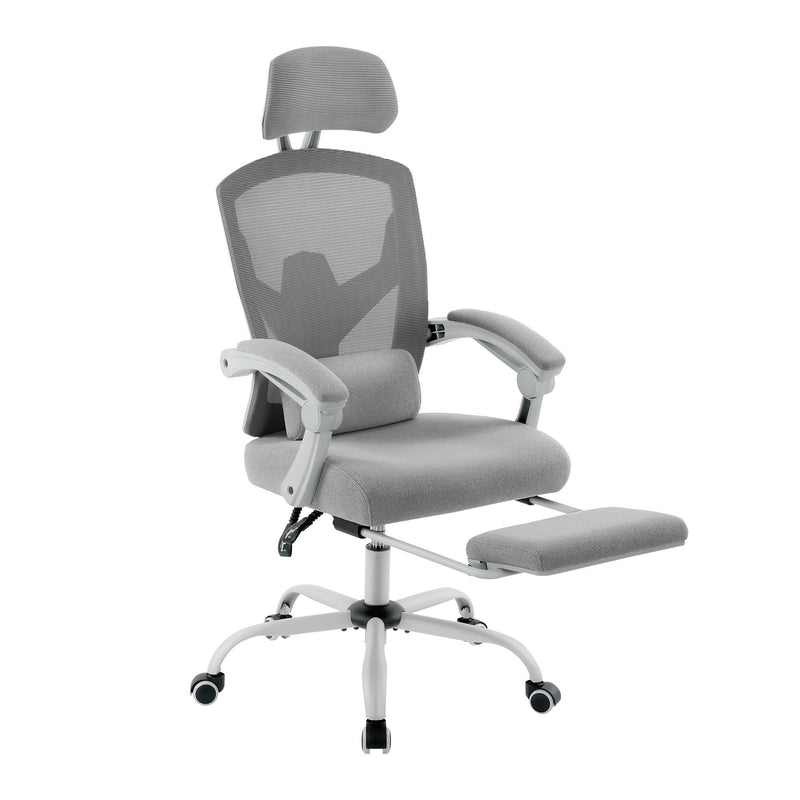 Walker Edison | White Mesh High Back Ergonomic Office Desk Chair