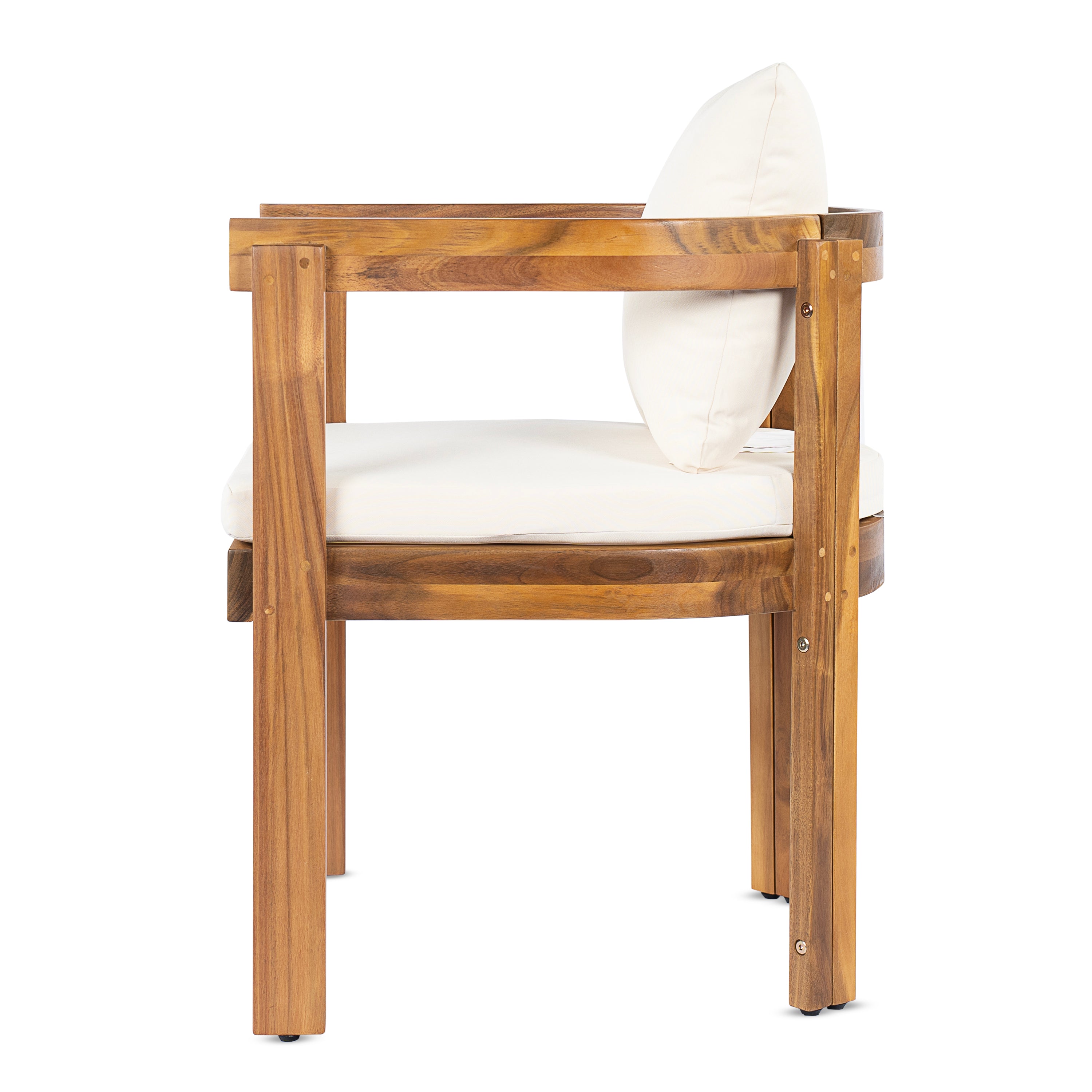 Teak 7-Piece Acacia Wood Outdoor Dining Set | Walker Edison