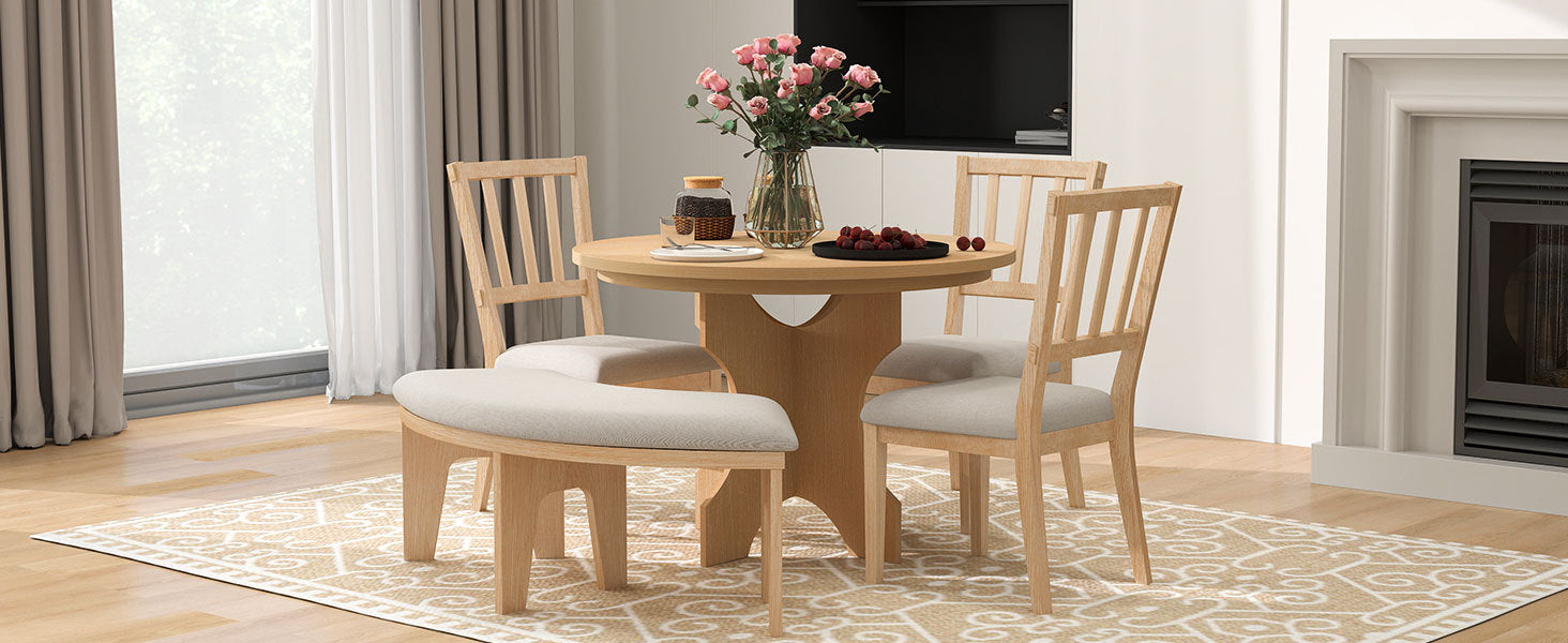 Walker Edison Dining Set - Thumbnail 5