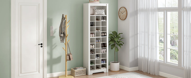 Walker Edison | Contemporary Design 30 Shoe Storage Cabinet