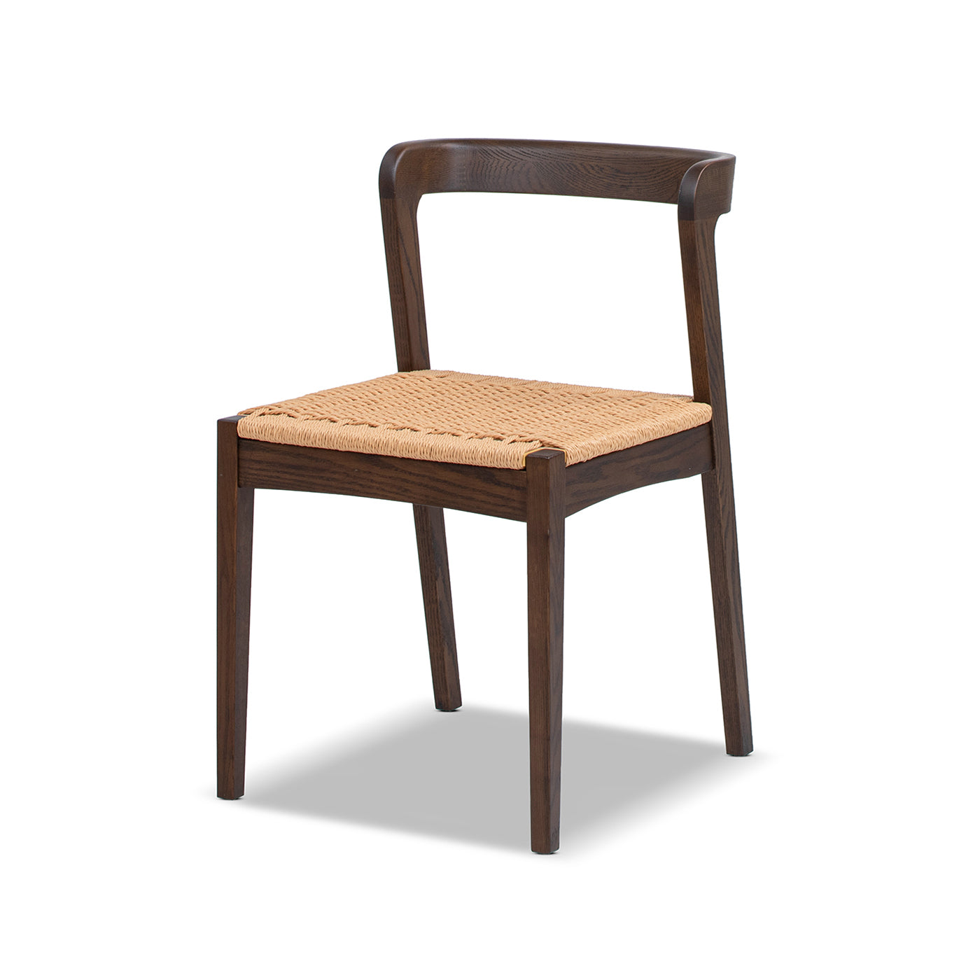 Capri Woven Seat Oak Wood Dining Chair – Walker Edison