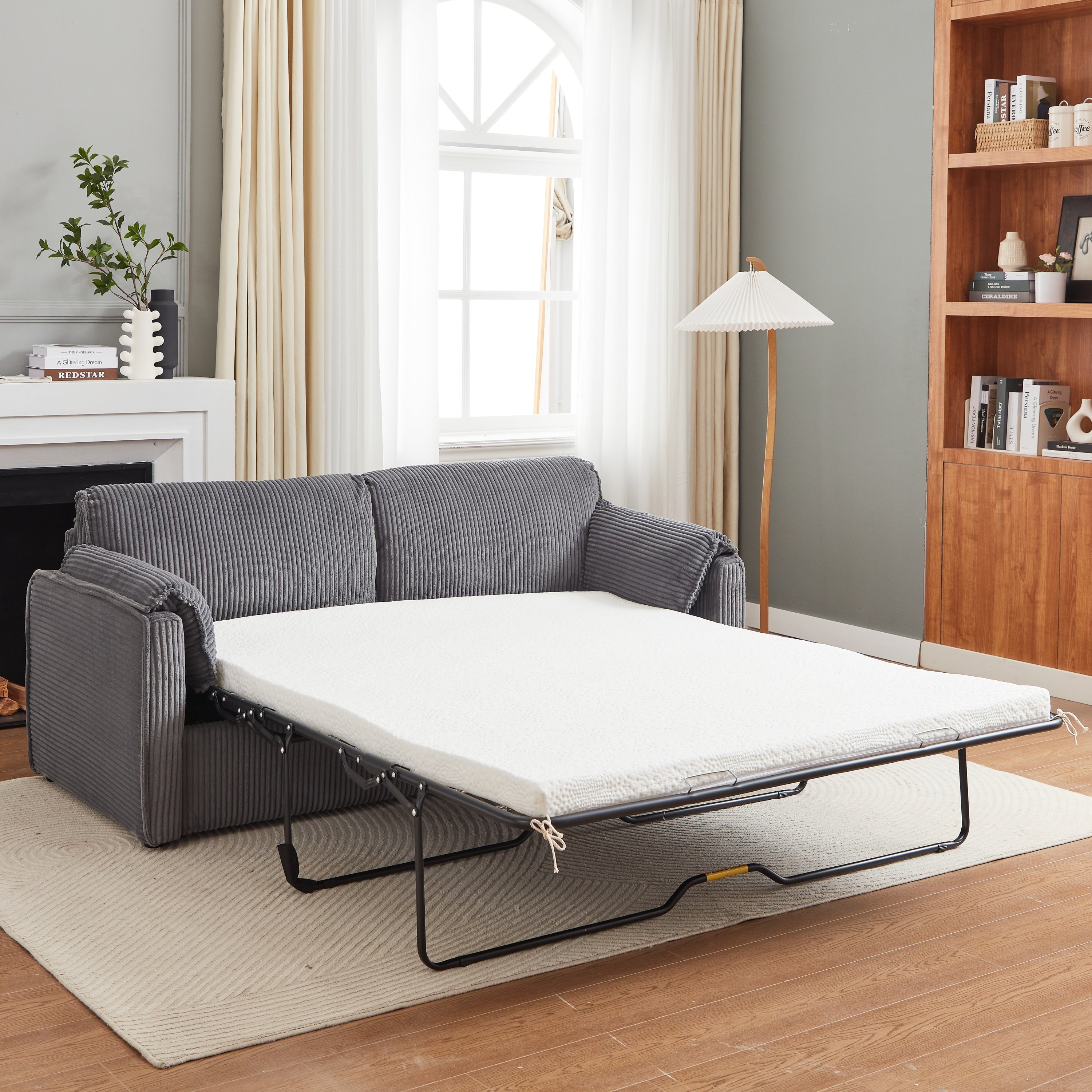 Walker Edison Sleeper Sofa Bed - Thumbnail 5