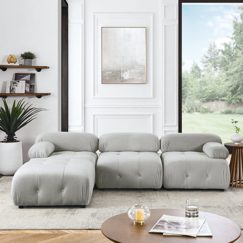 Walker Edison | Modular Cloud Sectional Sofa