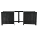 Walker Edison | Outdoor Wicker Spa Surround Frame Thumbnail