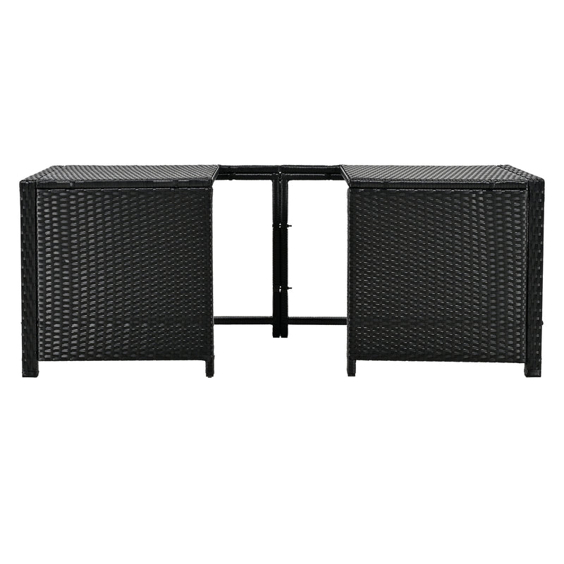 Walker Edison | Outdoor Wicker Spa Surround Frame