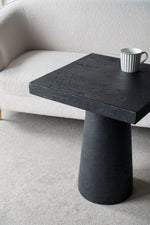 Walker Edison | Black Square Side Table Thumbnail