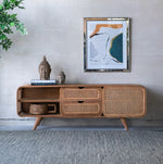 Walker Edison | Teak TV Stand Sideboard Thumbnail