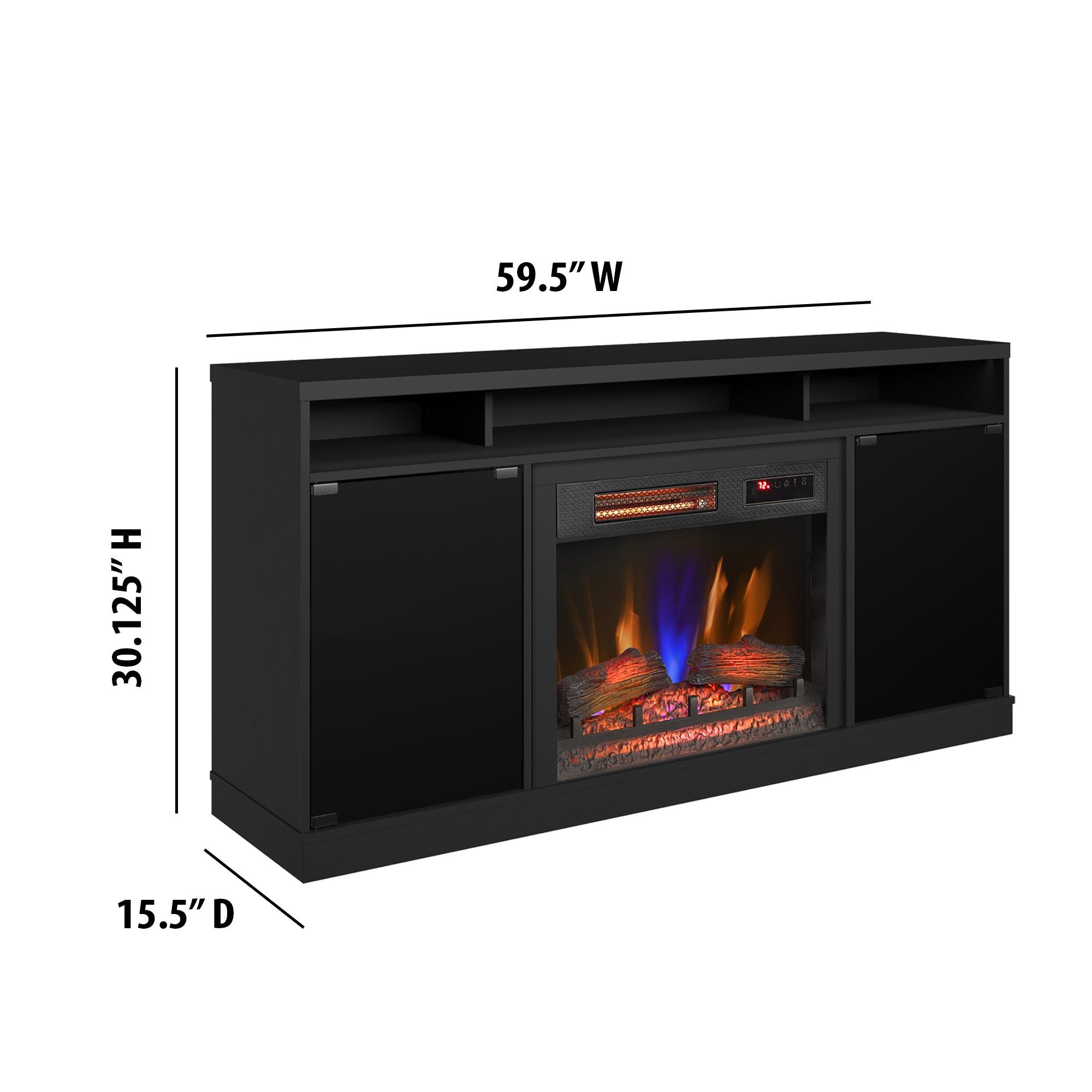 duraflame® Electric Fireplace TV Stand with Modern LED Accent