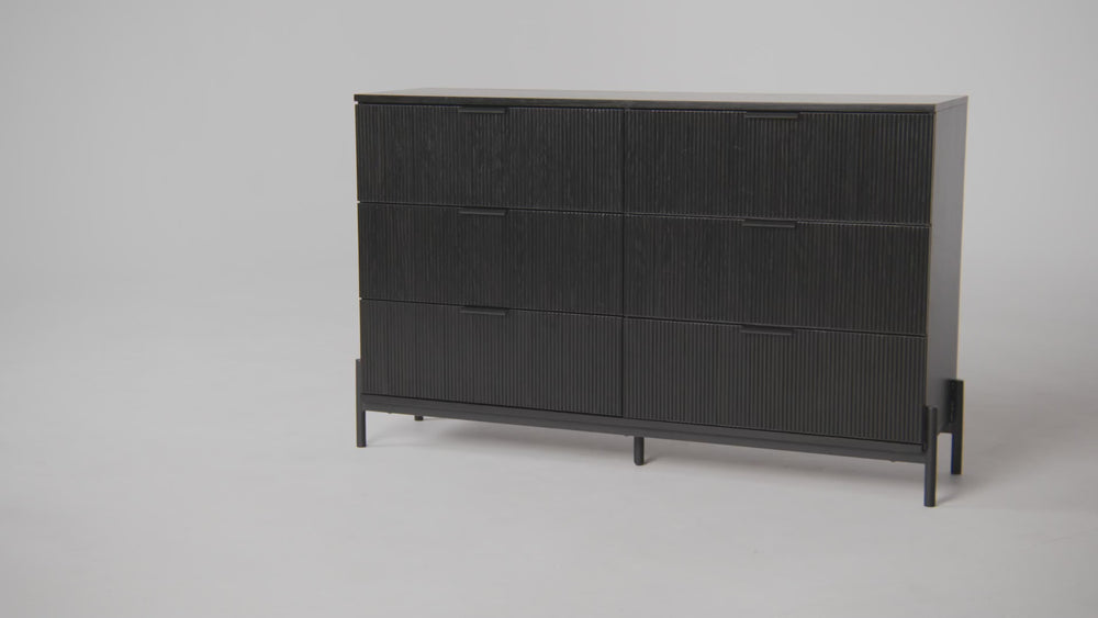 Trendy Reeded Dresser