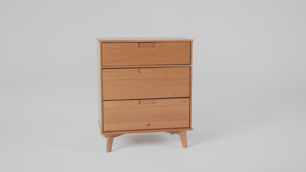 knee length dresses for ladies Sloane Mid Century Modern 6 Drawer Solid Wood Dresser main image 1