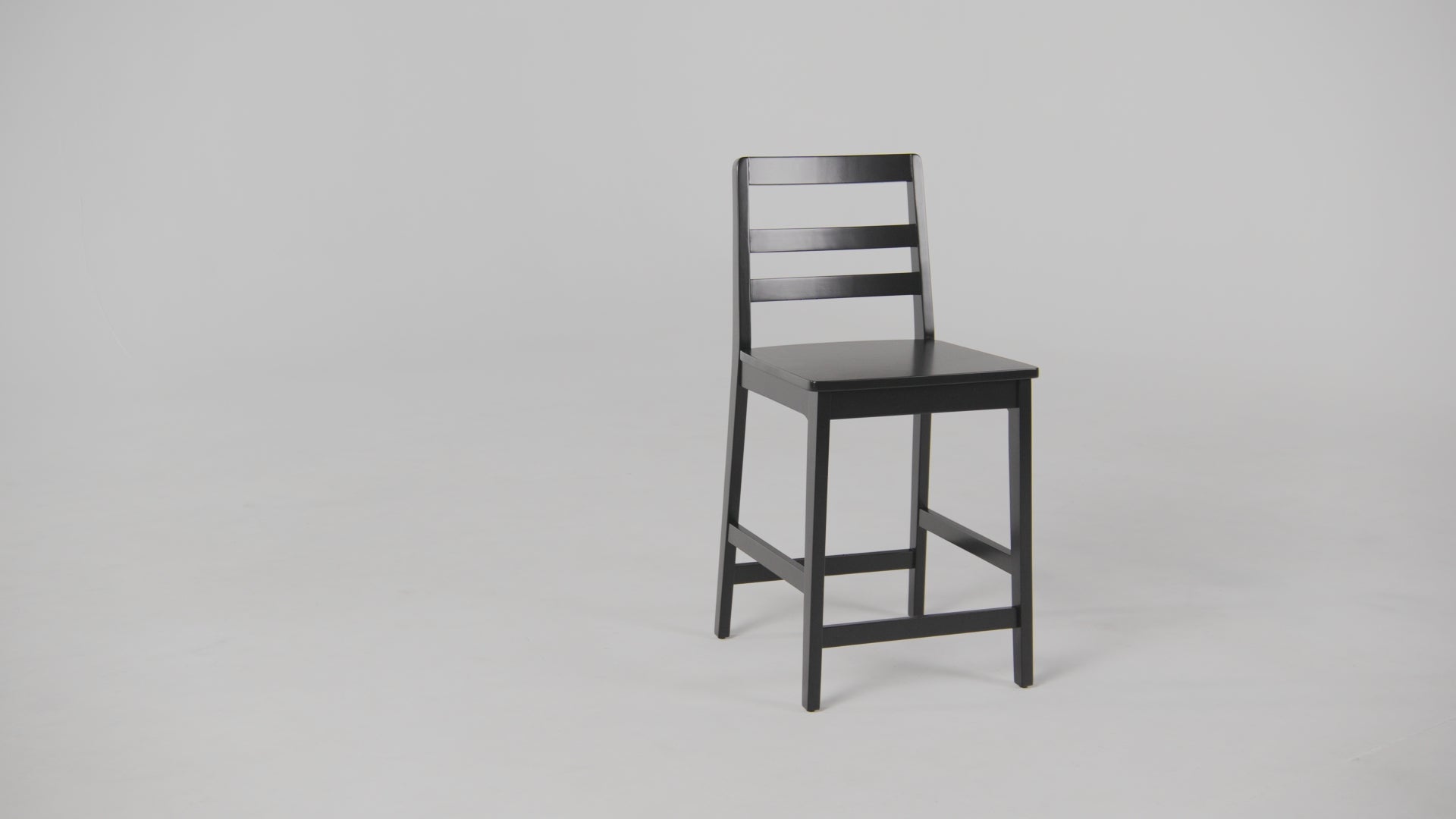 Erekson Solid Wood Ladder Back Bar Stool - Thumbnail 4