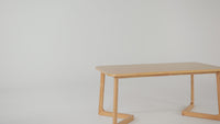 Ezra Modern Rectangle Dining Table for 6 Video Thumbnail