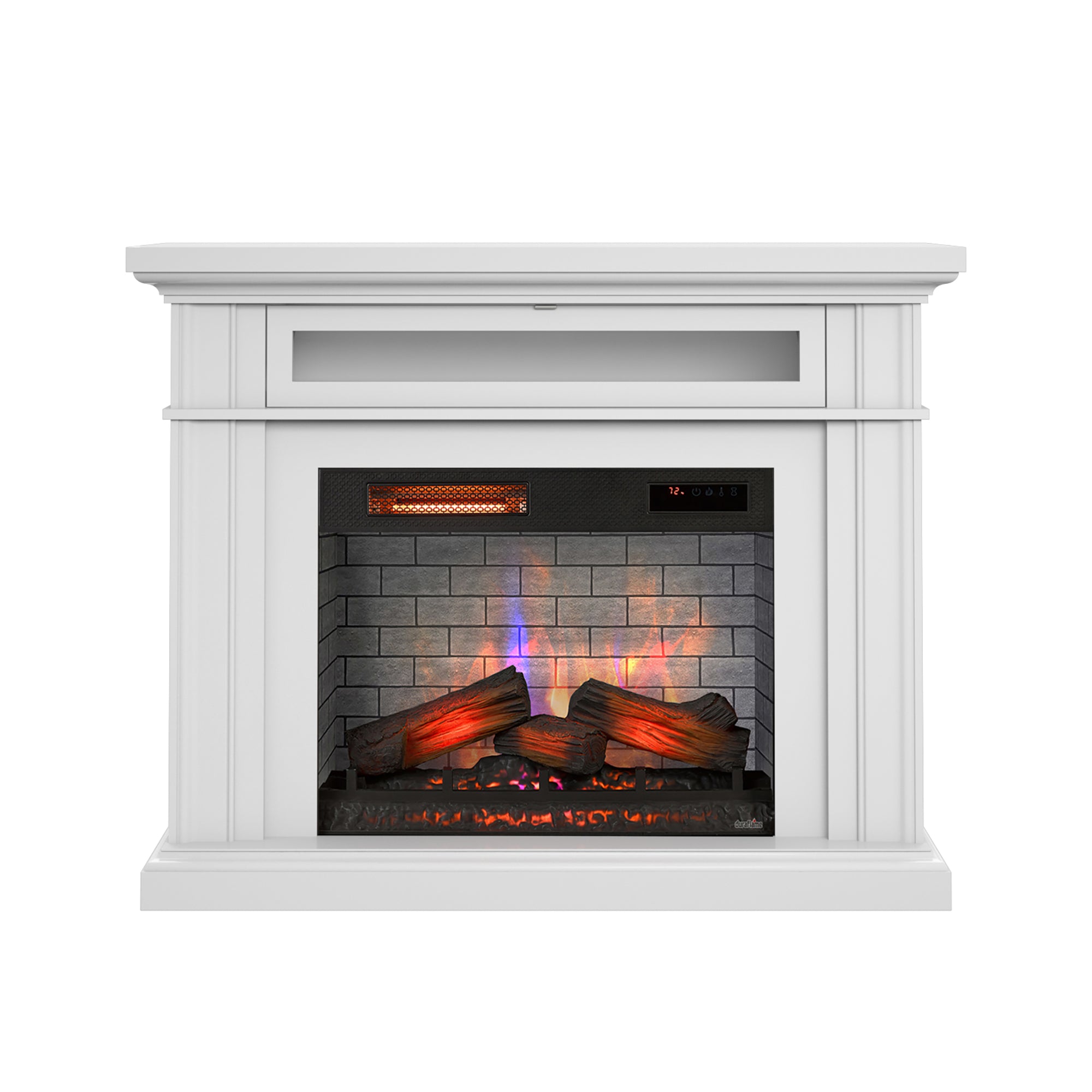 ストームエメラルダ ホワイトフレア スノーハザード アビスアイ シュリンク付き duraflame® 3D Flame Effect Electric Fireplace Wall Mantel – Walker
