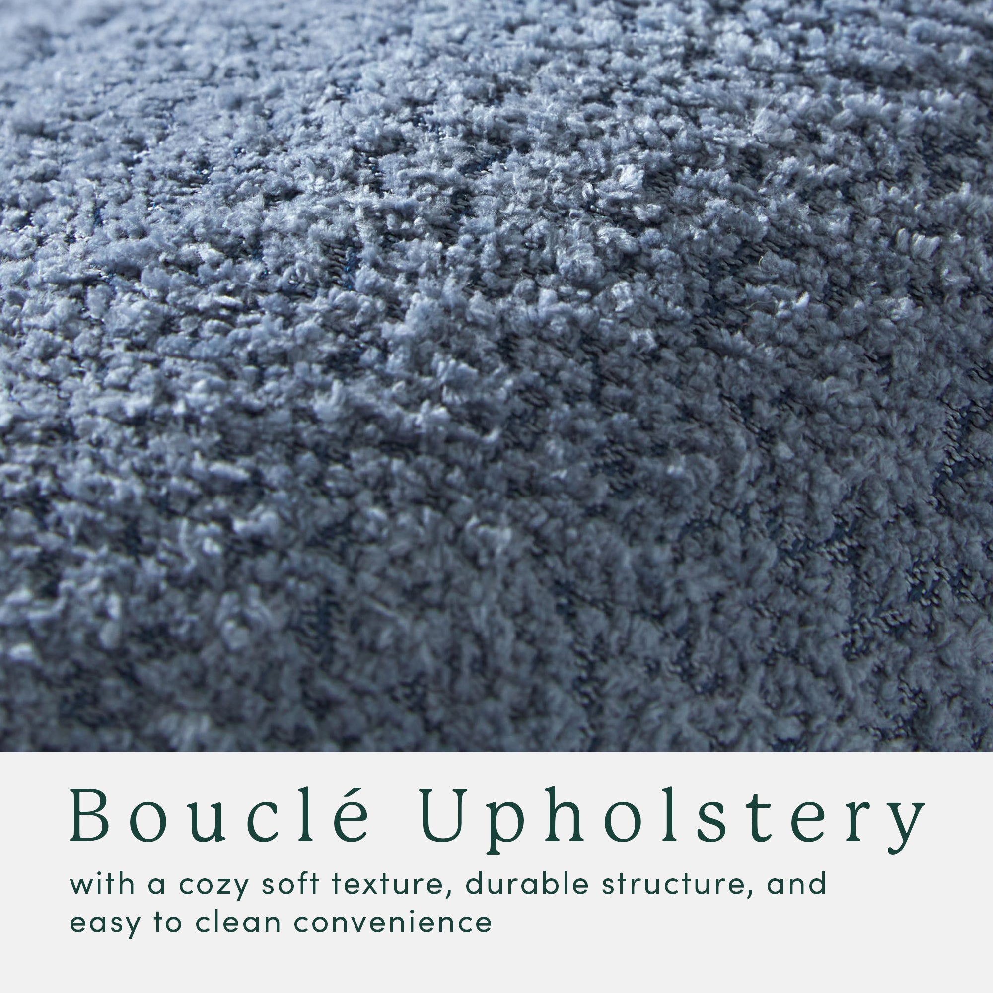 Linley Contemporary Bouclé Upholstered Large Accent Chair | Walker