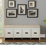 Walker Edison | Entryway Bench with Storage Thumbnail