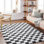 Boutique Rugs - Atira Black & White Checkered Area Rug Rugs Boutique Rugs  Thumbnail