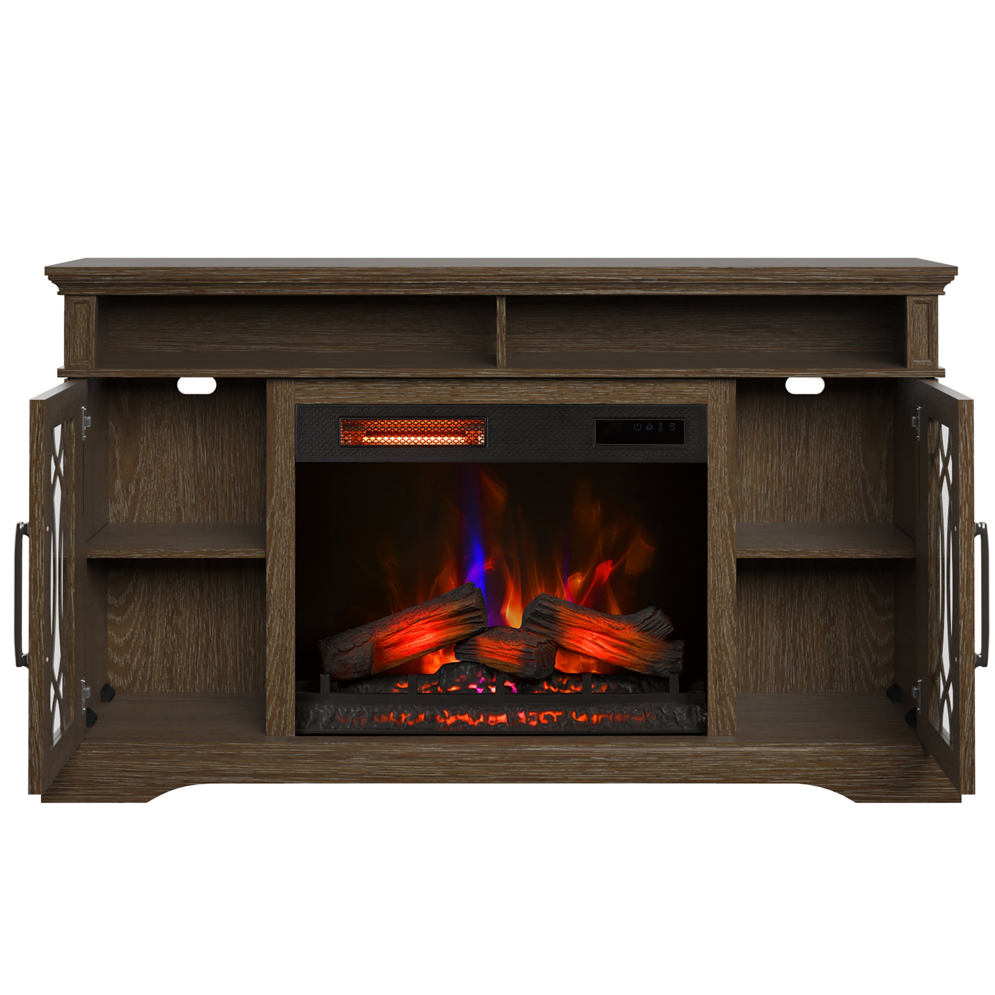 Duraflame Electric Fireplace TV Stand, Farmhouse | Walker Edison